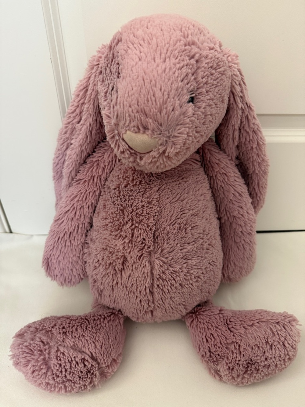 Largy Jellycat Dusty Pink Bashful Bunny Plush